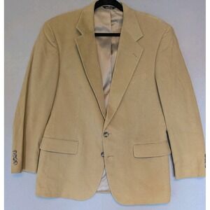 VTG Ralph Lauren Polo University Club Blazer 44R Khaki Corduroy SportCoat Blazer